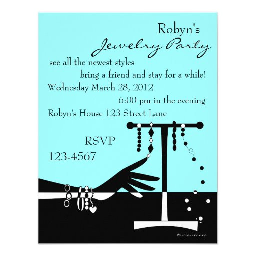 jewelry party invitations