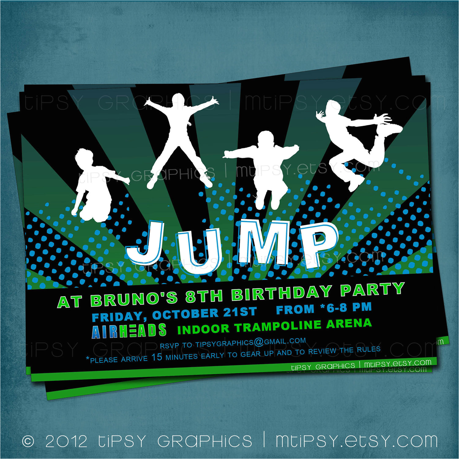 jump trampoline or bounce house birthday