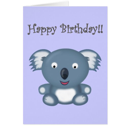koala birthday card 137224644771846509