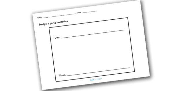 invitation blank template