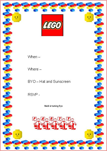 lego birthday invitations templates free
