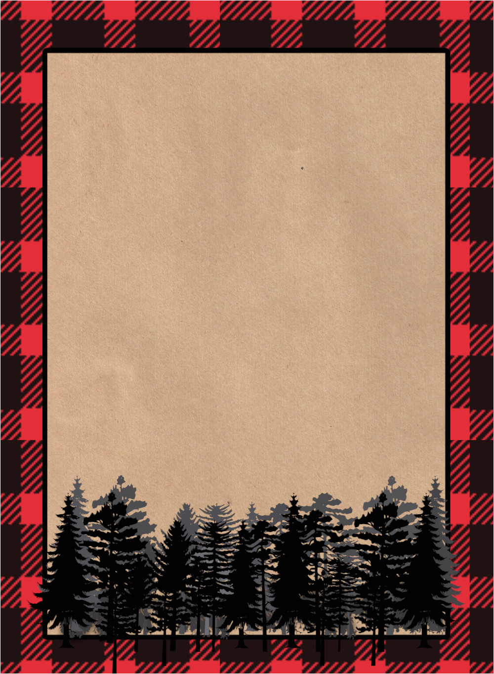 lumberjack invitation free printable