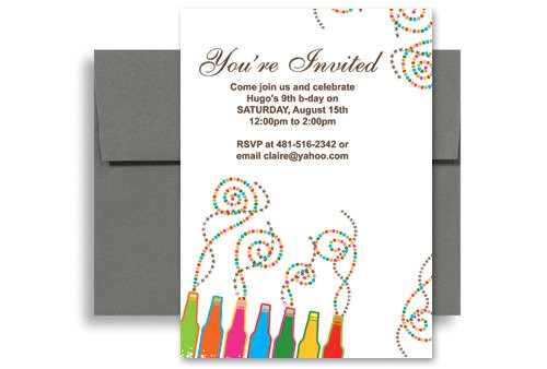create free printable birthday invitations