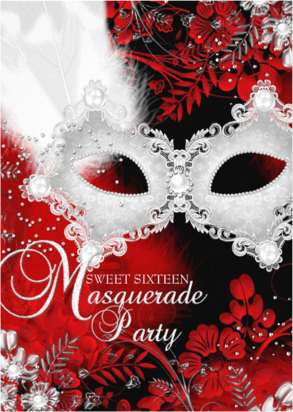 sample masquerade invitation