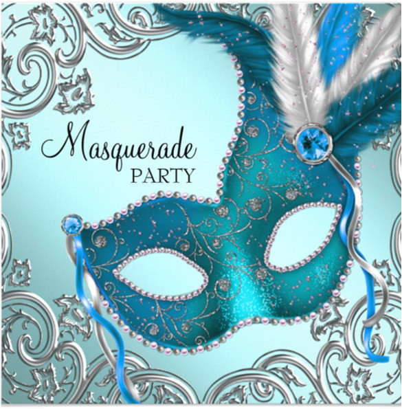masquerade invitation template