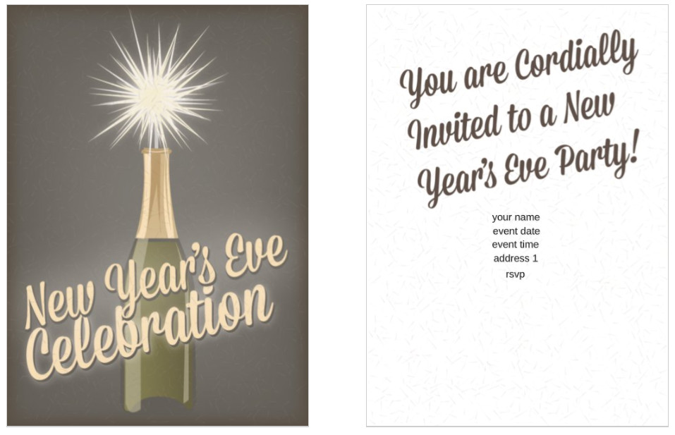 10 free new years eve party invitation templates