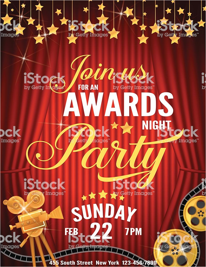movie awards night party invitation template gm524132619 52212670