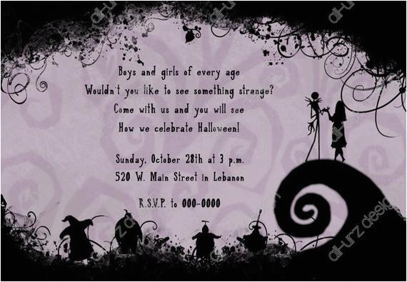 nightmare before christmas personalized