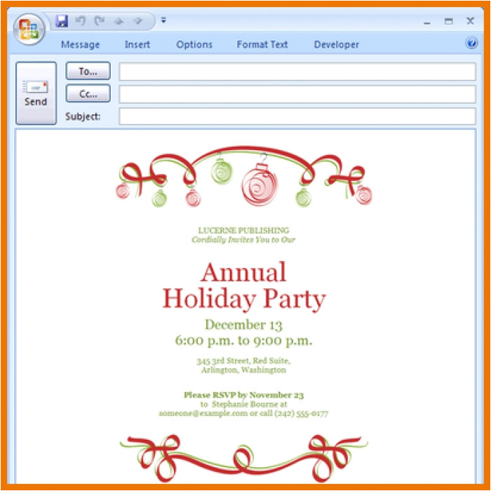 great microsoft office templates holiday invitation ideas