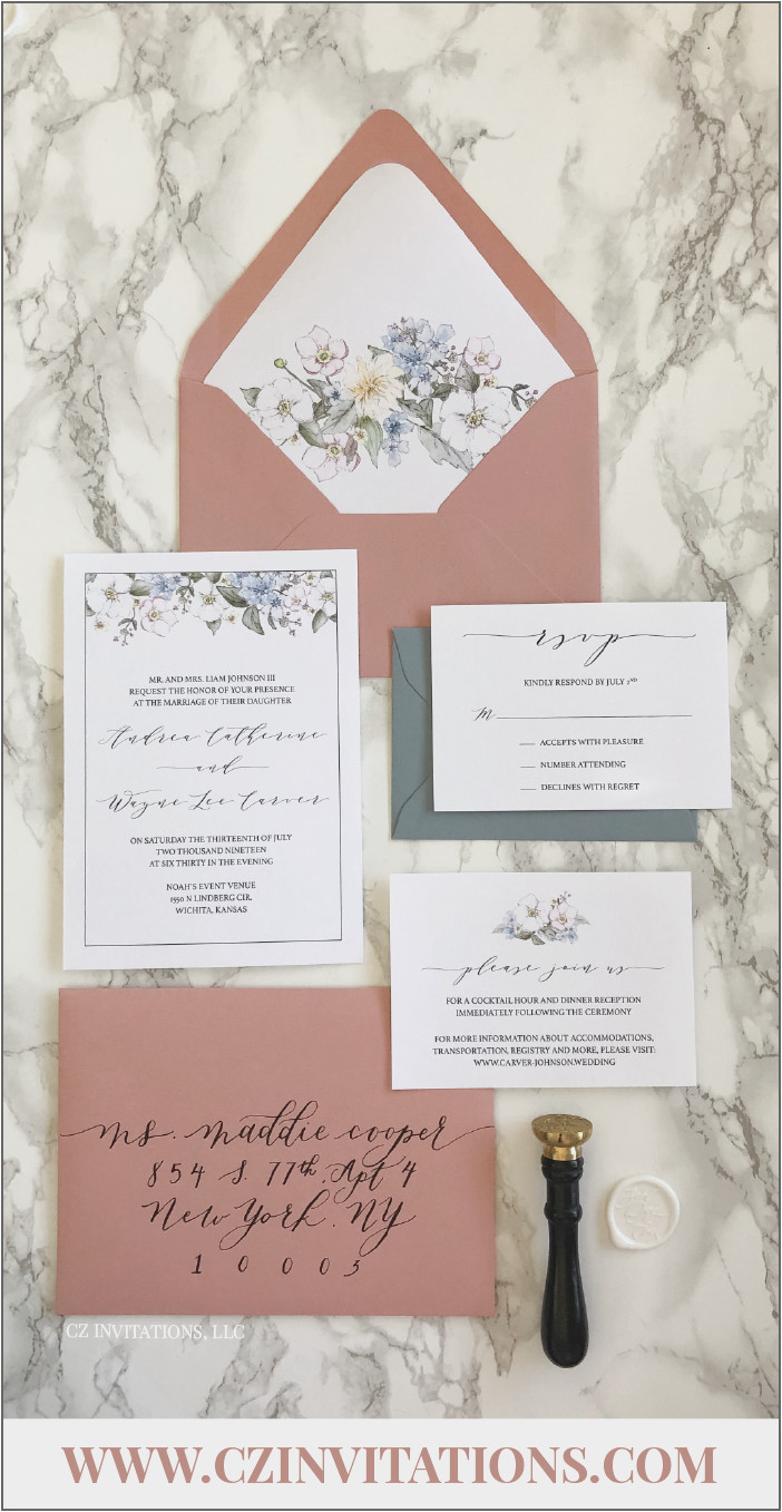 wedding invitations with vellum overlay
