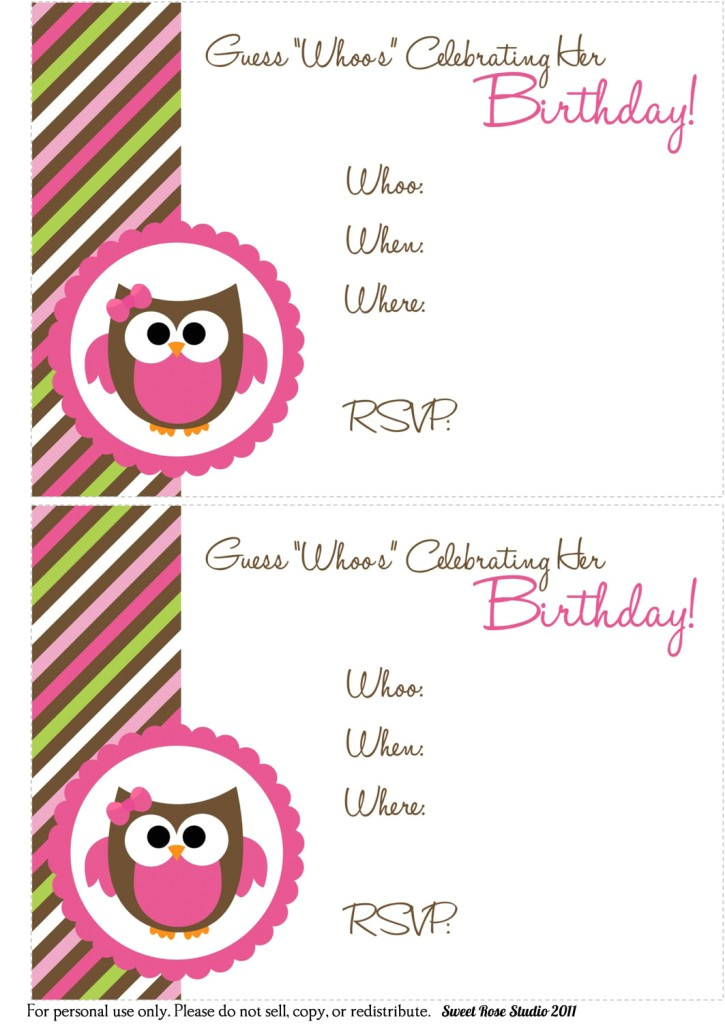 41 cute birthday party invitations for kids to make