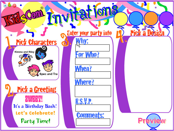 free invitation card