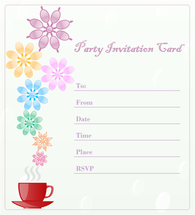 invitation card examples
