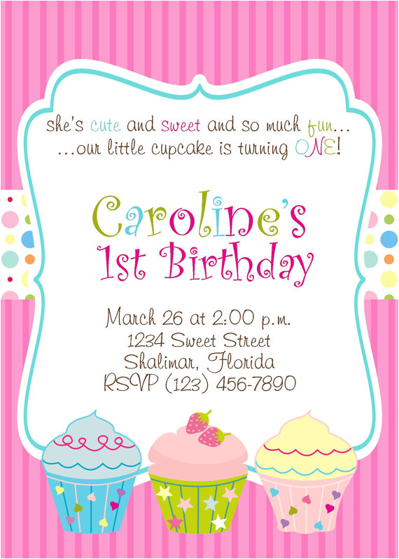 cupcake birthday invitations template