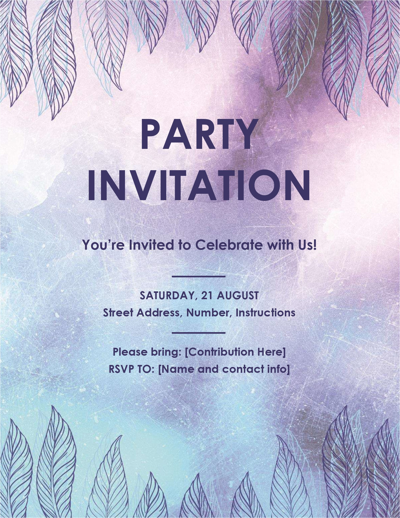 party invitation flyer tm03978815