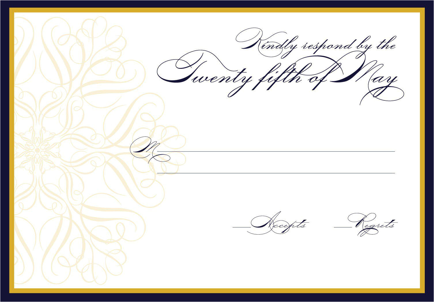 wedding invitations reply cards