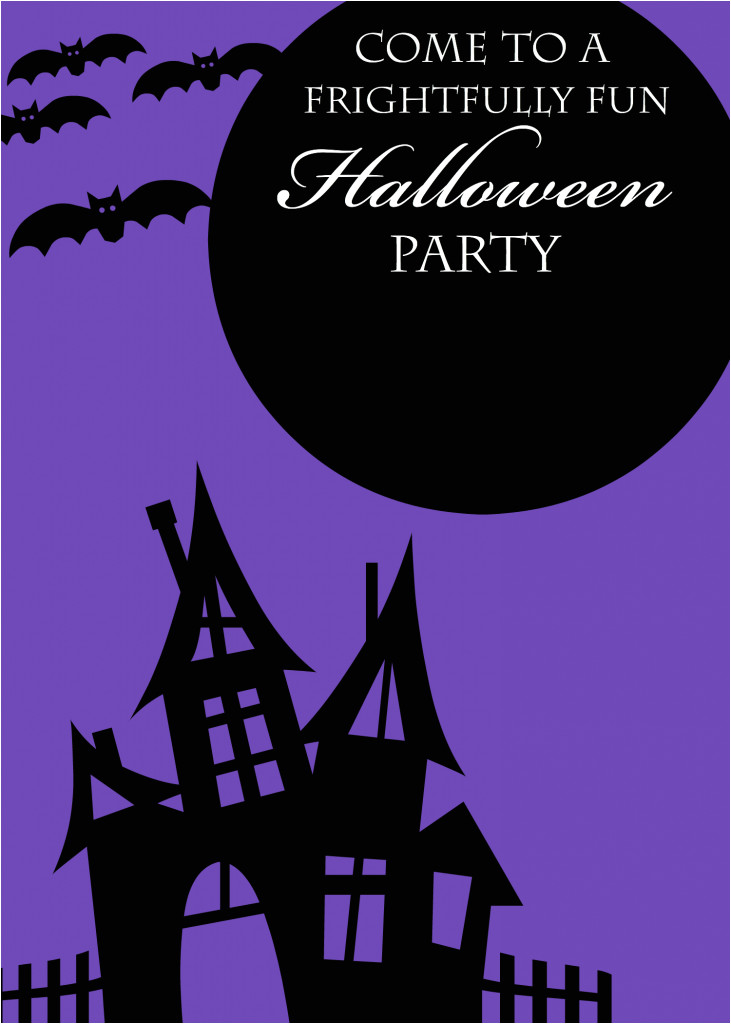 free printable halloween party invitations