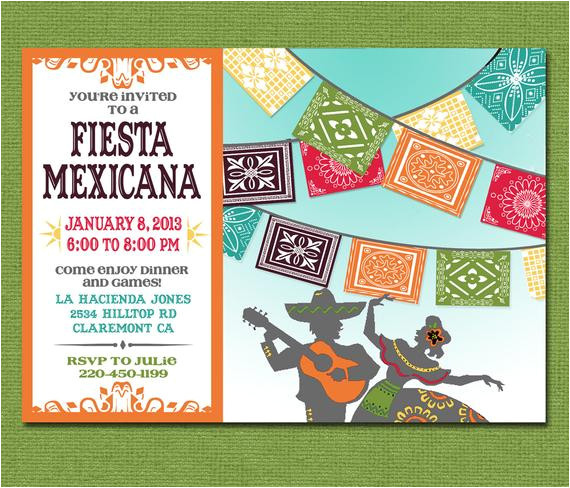 print yourself mexican fiesta invitation