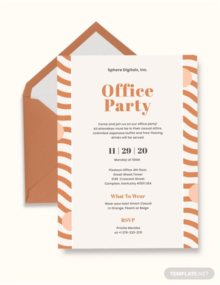 office party invitation