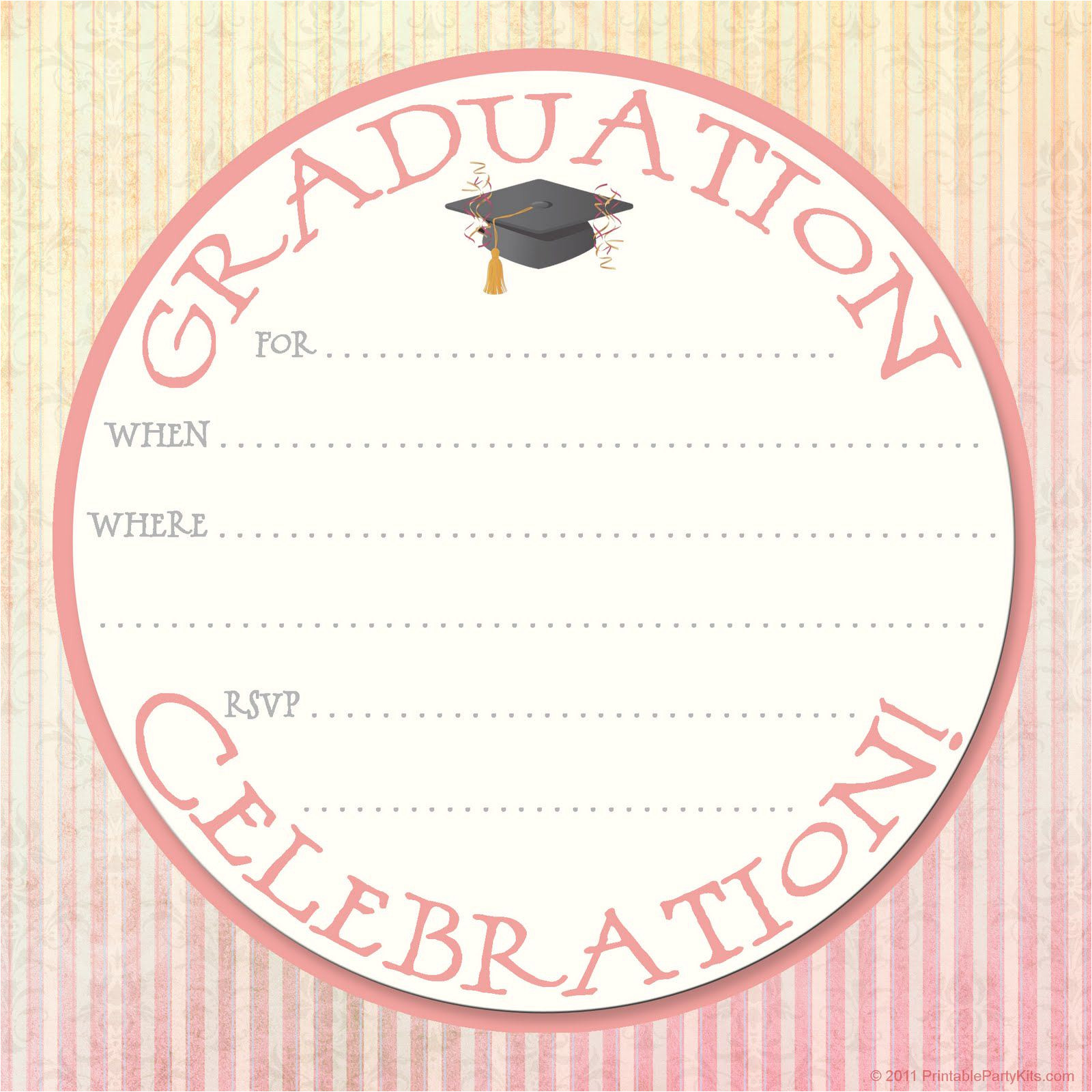 graduation party invitation templates powerpoint