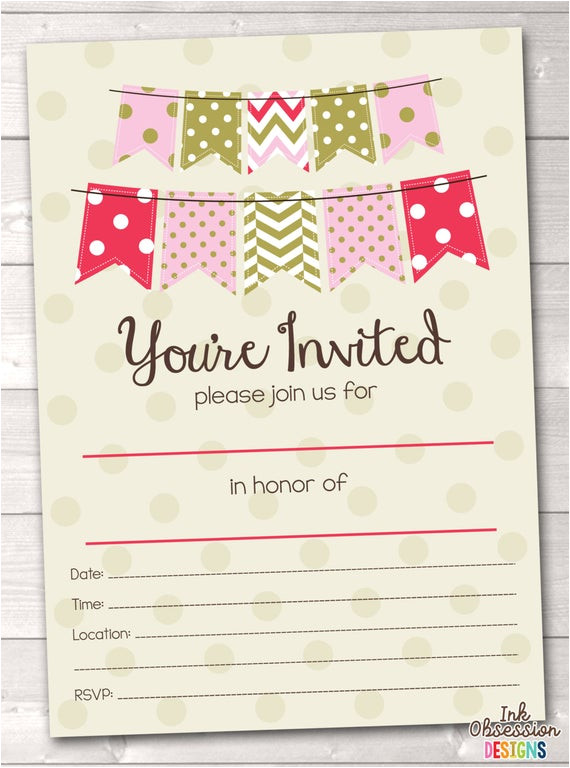 fill in blank party invitations