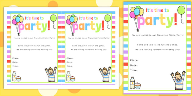 t t 21284 rainbow themed picnic and party invitation