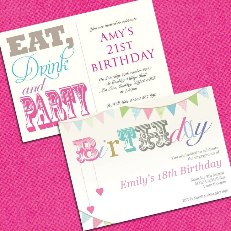 birthday invitation card sample