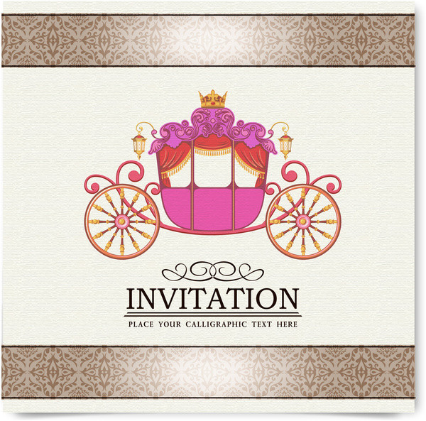 vintage party invitation card decor 6821938