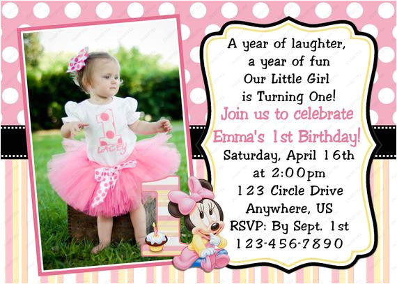 minnie mouse baby 1st first birthday