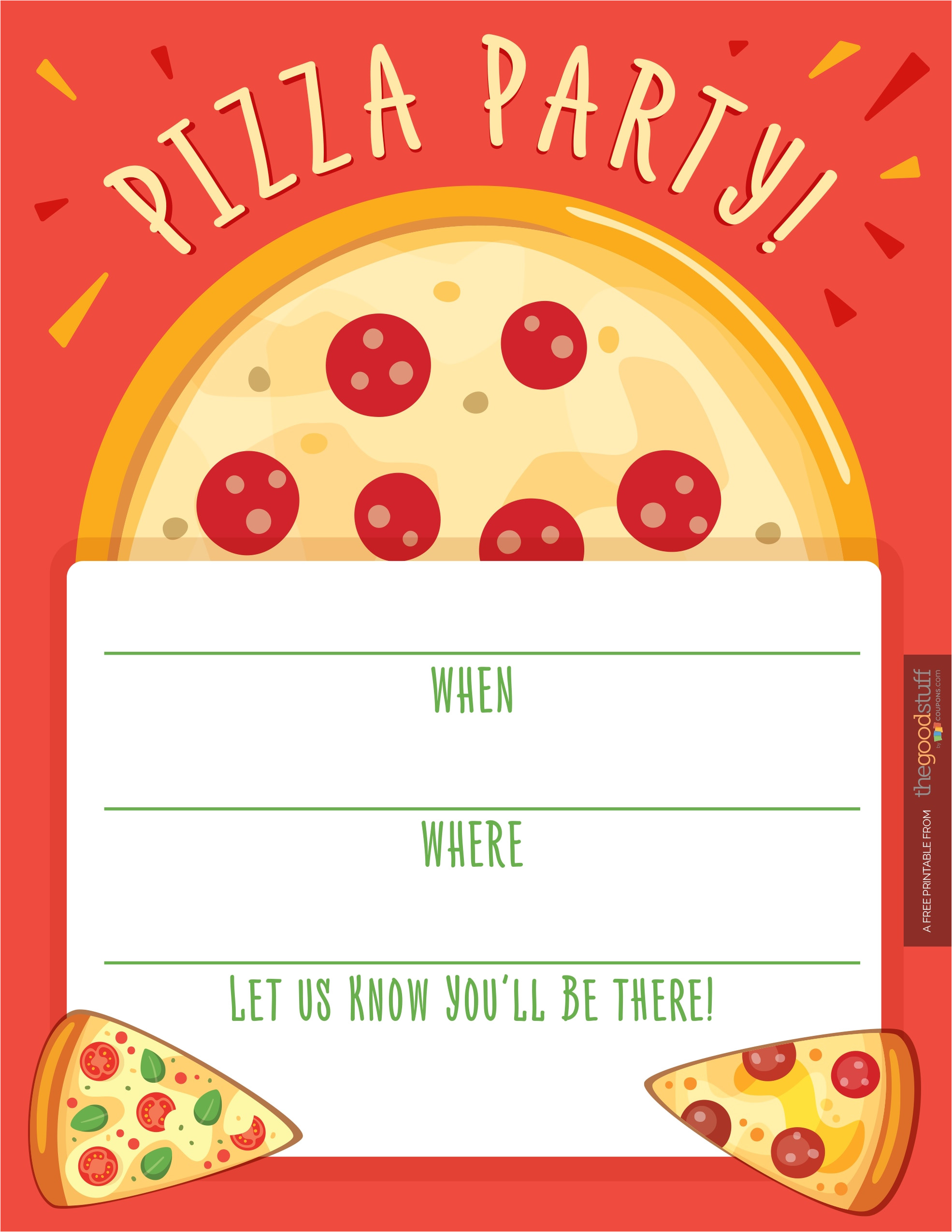 hostess helpers free pizza party printables