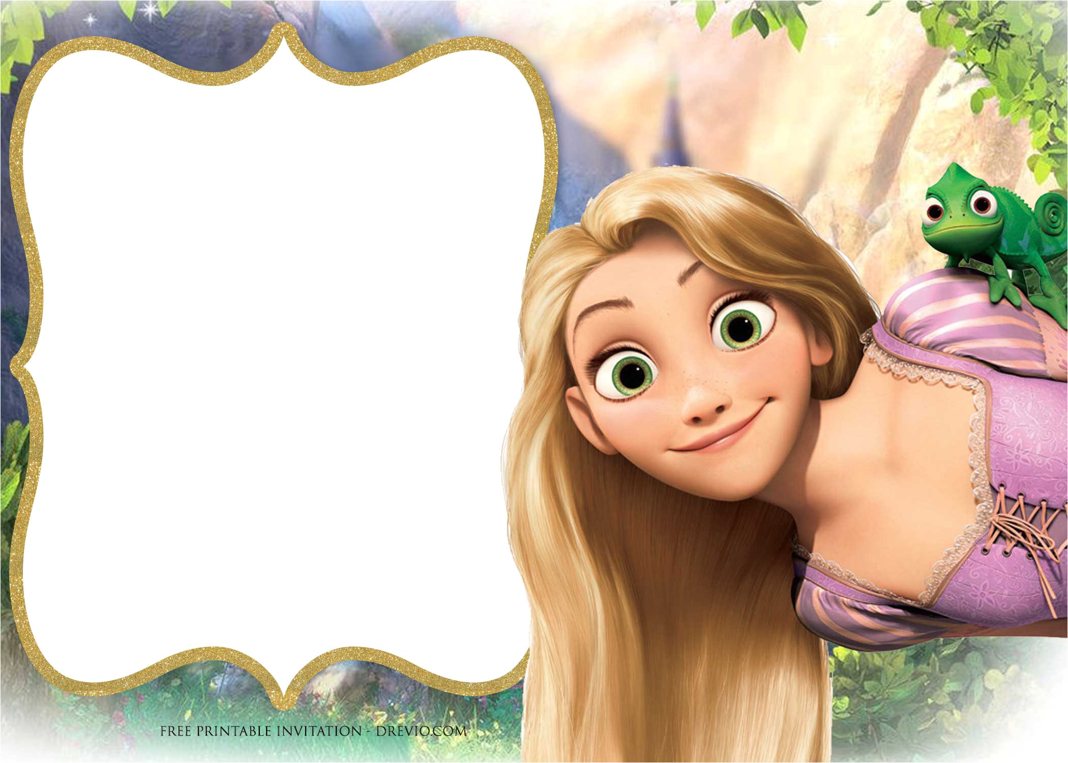 Rapunzel Birthday Invitation Template Wmmfitness