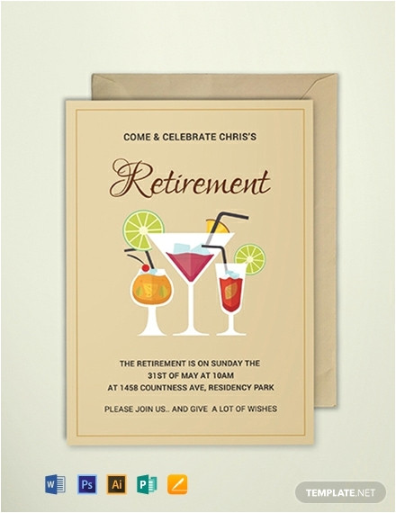 printable retirement party invitation