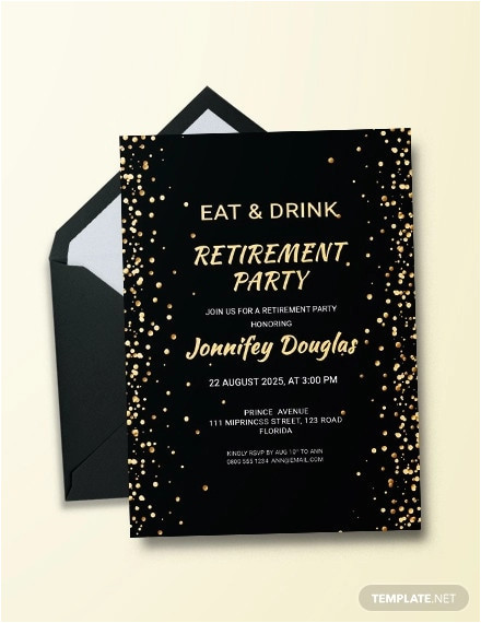 retirement invitation