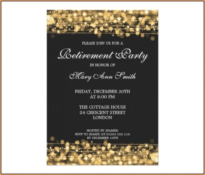 retirement party flyer template word