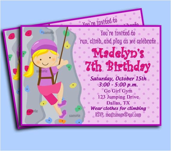 girl birthday invitations ideas