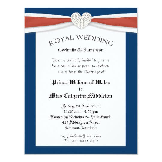 royal wedding watch house party invitations 161019920166599608