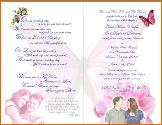 10 wedding invitation sample wording