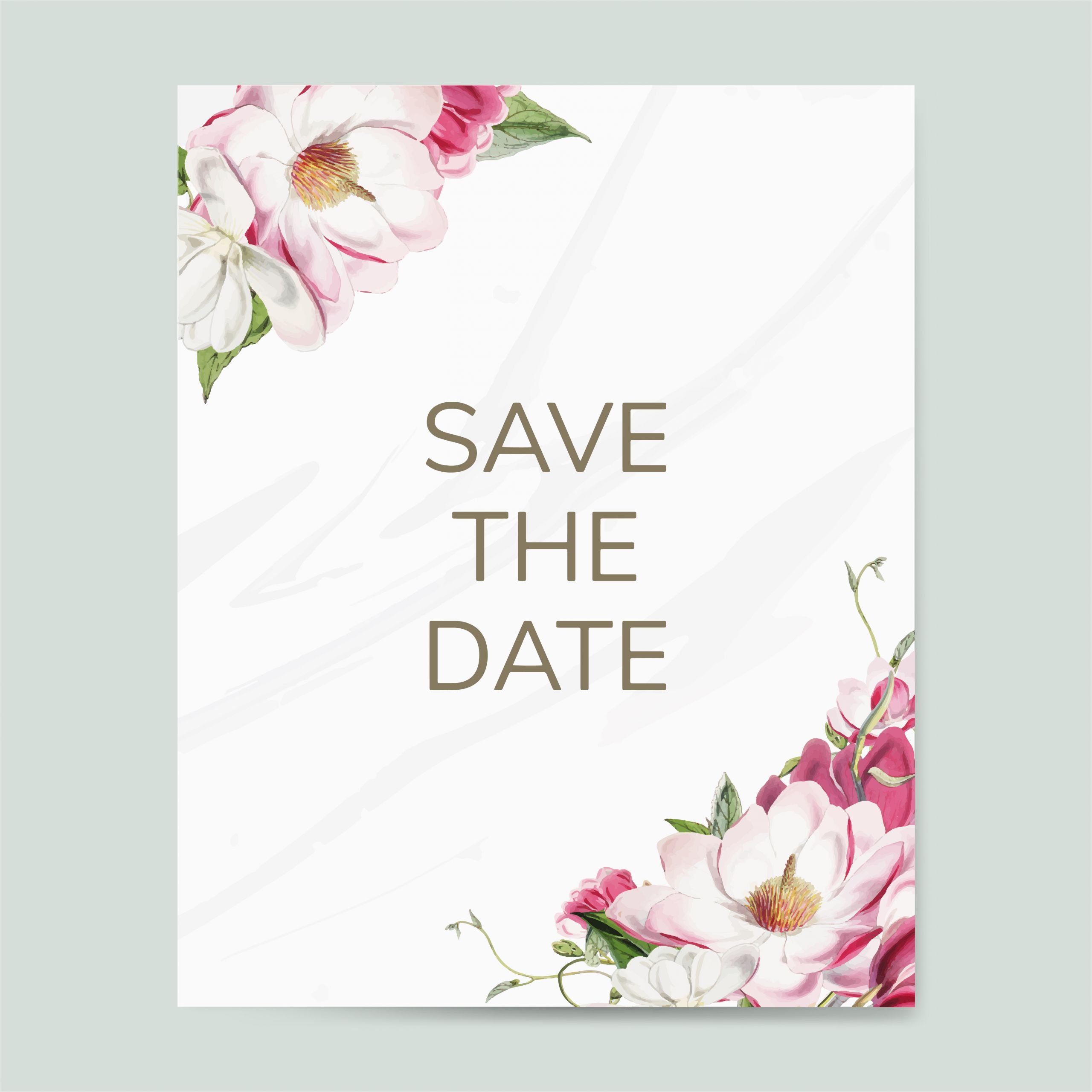 388841 save the date wedding invitation mockup vector