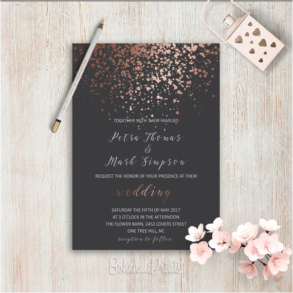elegant wedding invitations simple