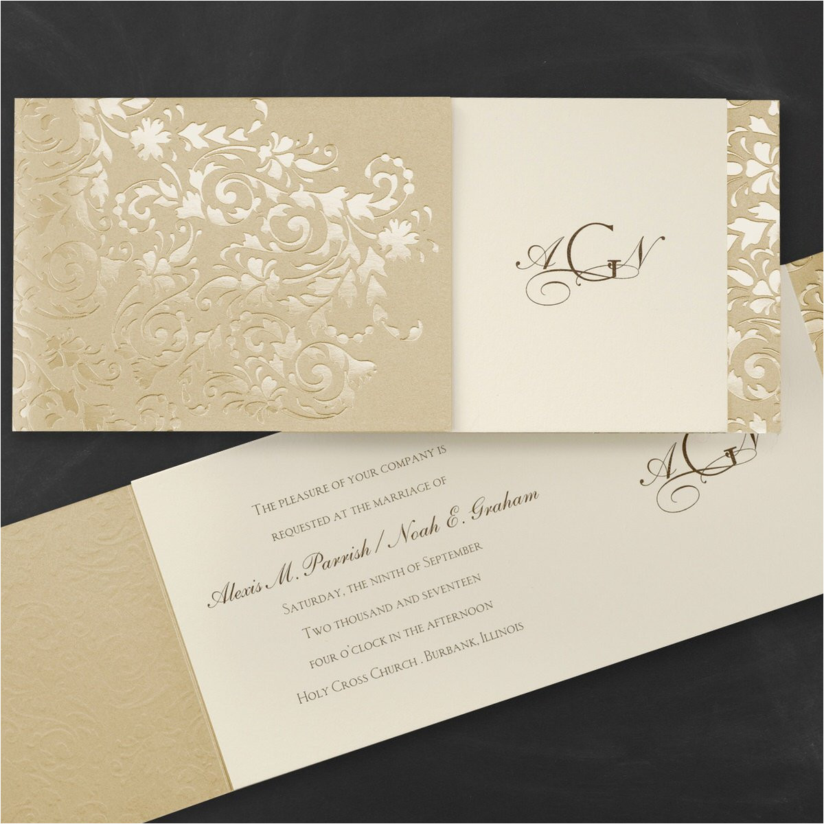simple but elegant wedding invitations