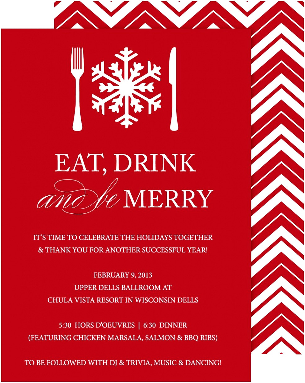 holiday party invite template