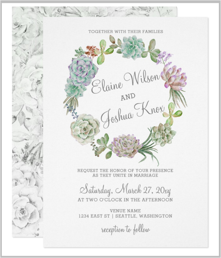 desert wedding invitations