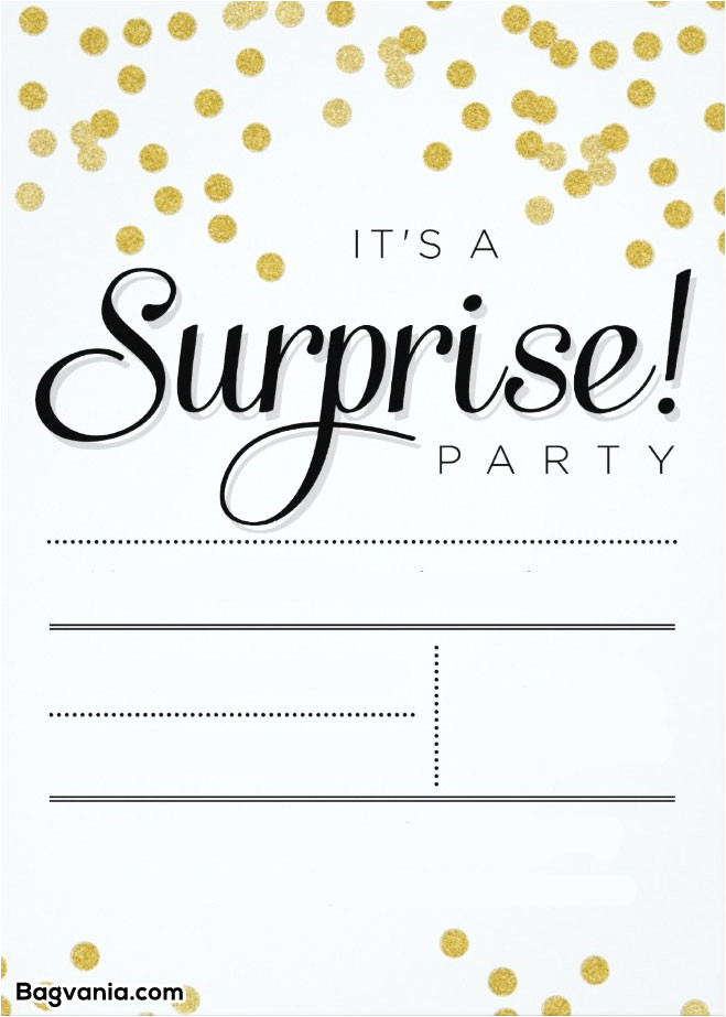 free printable surprise birthday invitations