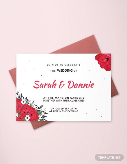 sample traditional wedding invitation