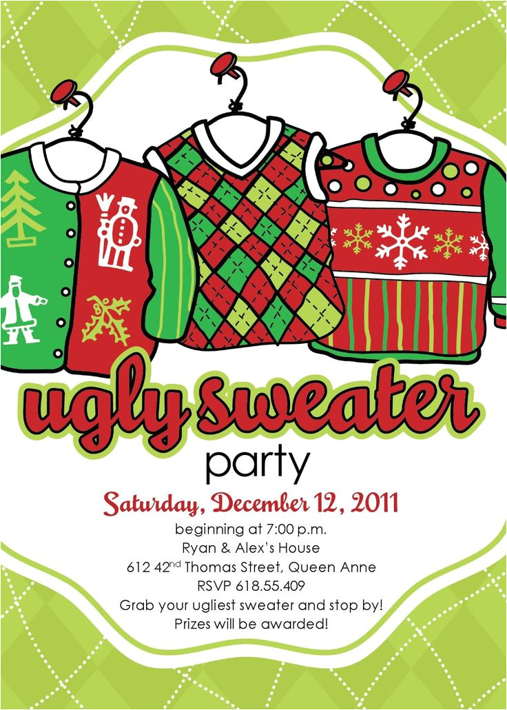 christmas ugly sweater party
