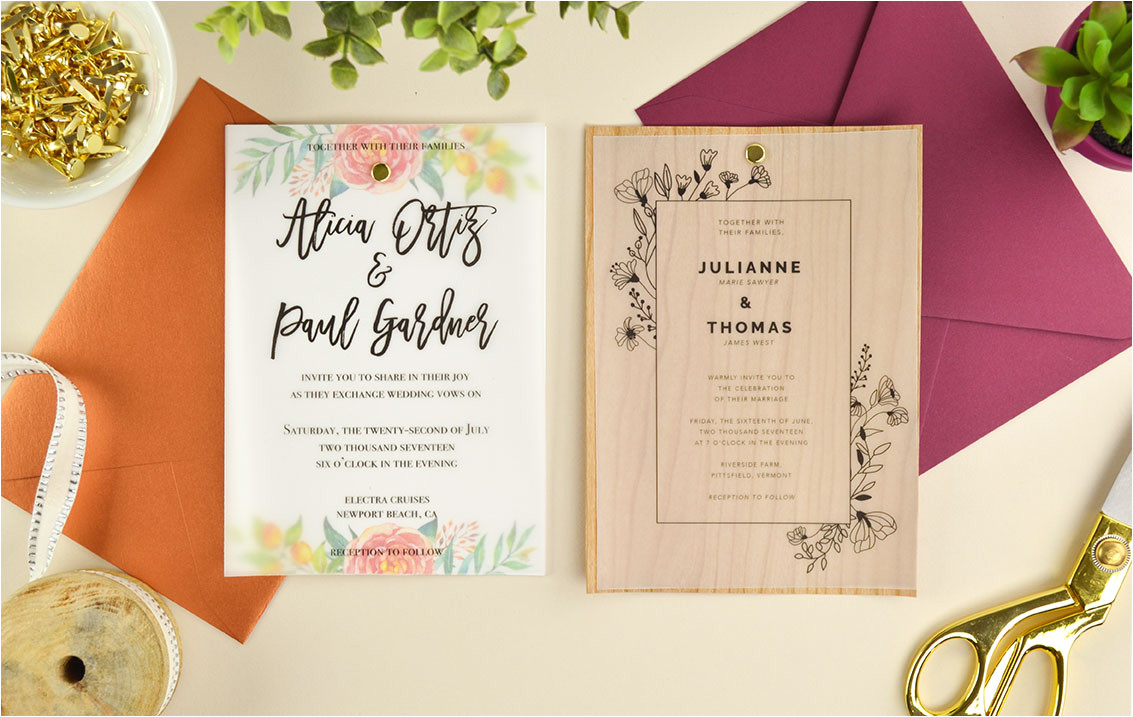 4 ways to diy elegant vellum wedding invitations