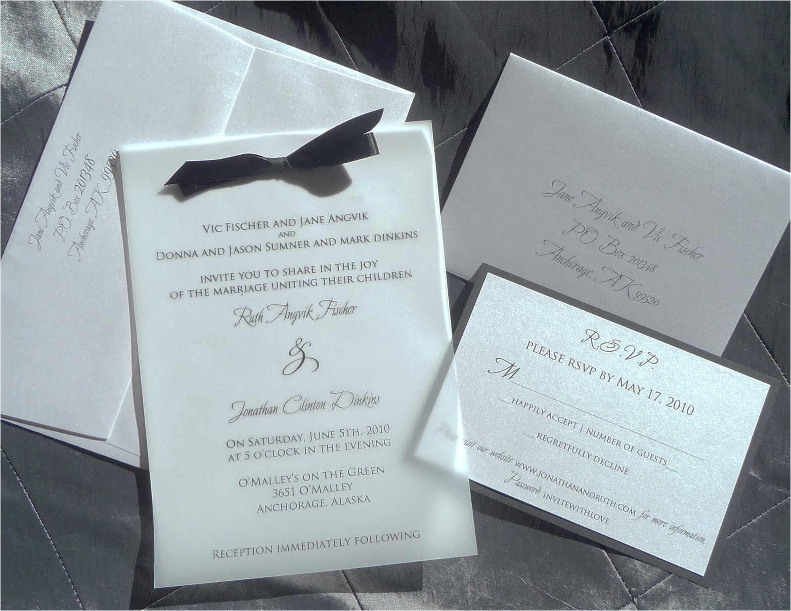vellum invitations