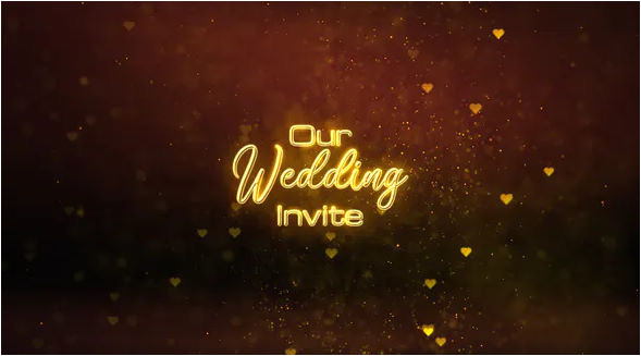 videohive wedding invitation titles
