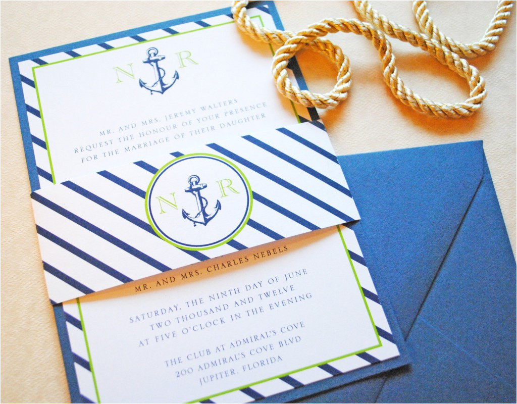 jolly nautical wedding ideas