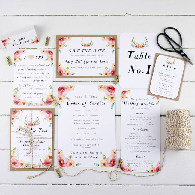 11 charmingly quirky wedding invitation ideas for boho brides and grooms